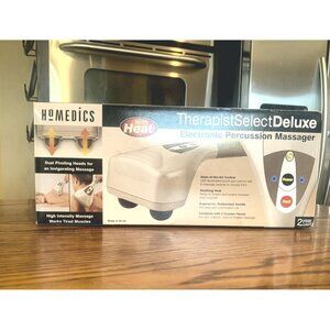 Homedics TherapistSelect Deluxe Electronic Percussion Massager With Heat & Dual